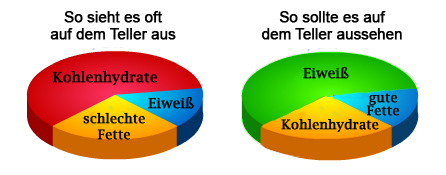 zu viele Kohlenhydrate machen fett